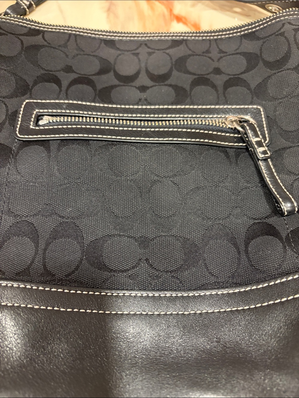 Coach Black Crossbody Signature Jacquard and Leather Bag - Picture 2 of 8
